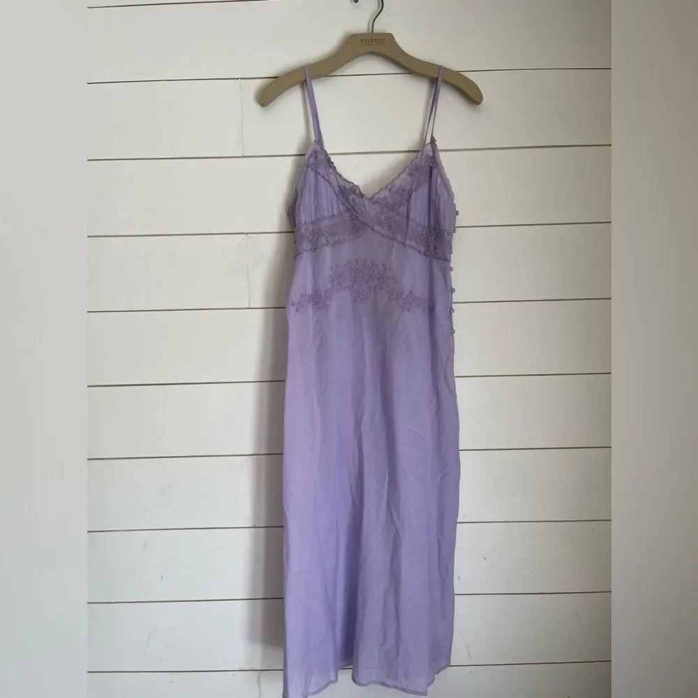 Free People Intimately Going Steady Slip Dress NWOT - Picture 7 of 13